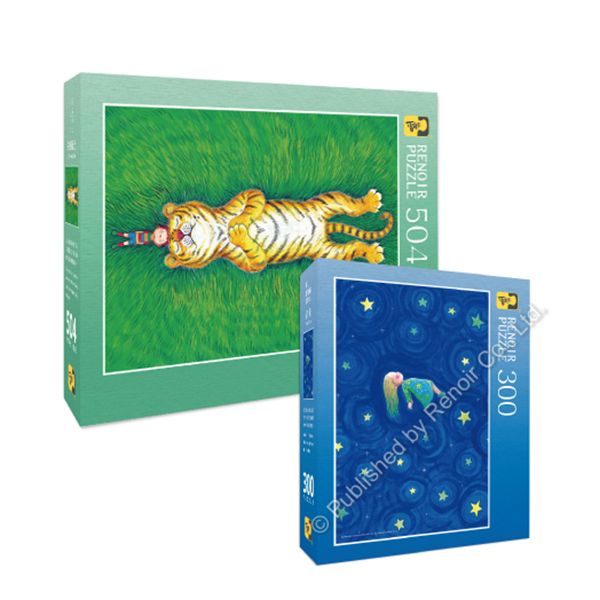 雷諾瓦拼圖文化坊/星星/300片+美好時光/504片/幾米/2件組