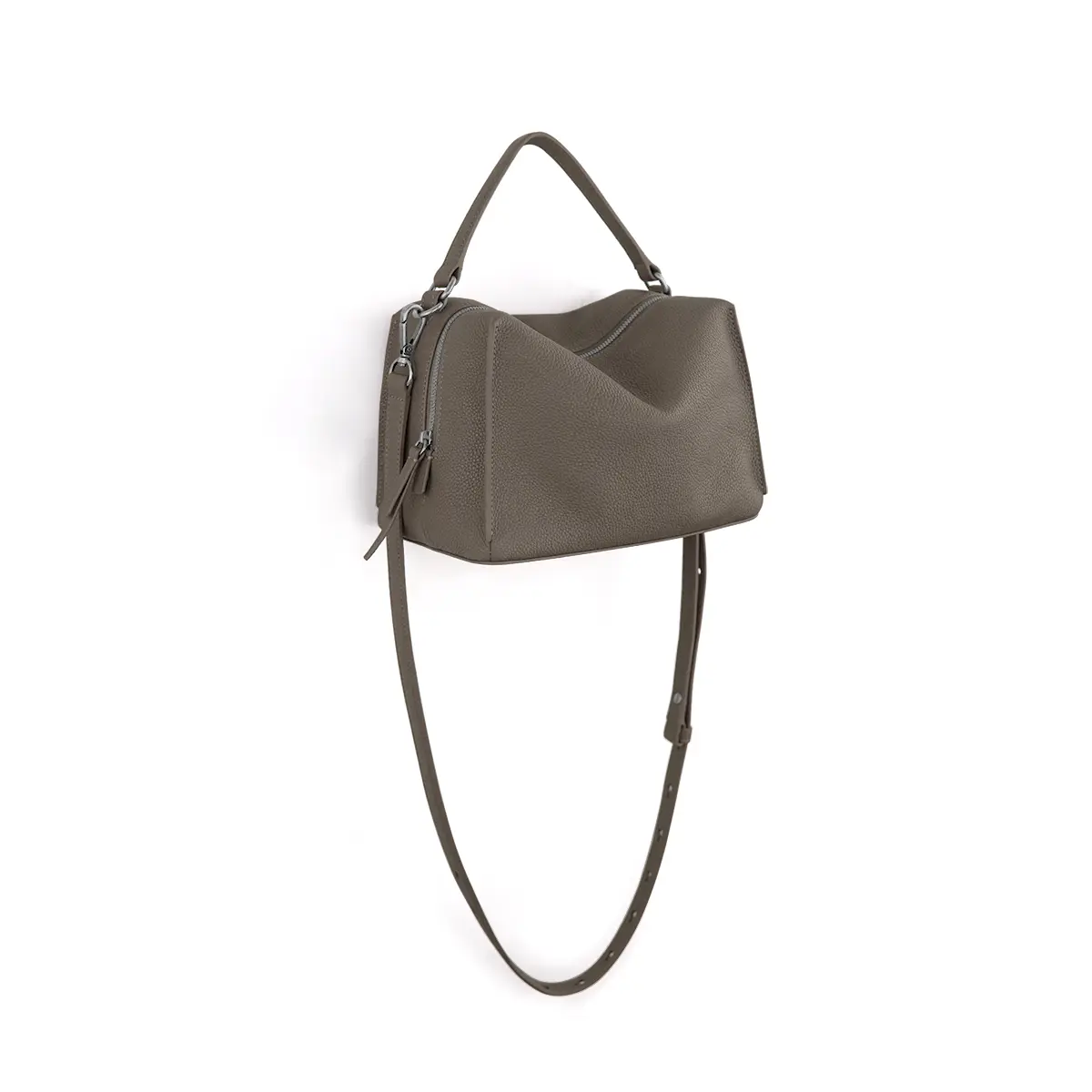 Darker Than Black Bags/Mini Valley Cube Shoulder Bag 迷你方型軟包/天空灰