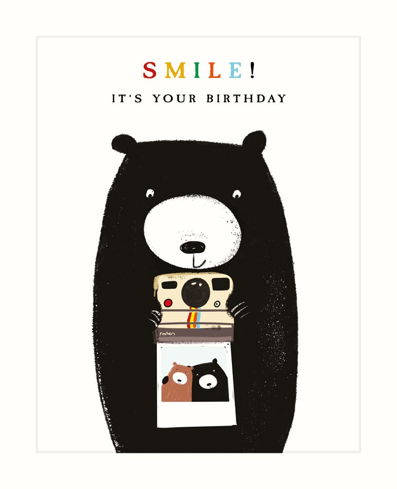 英國 ART FILE 生日卡/ Smile! It's Your Birthday
