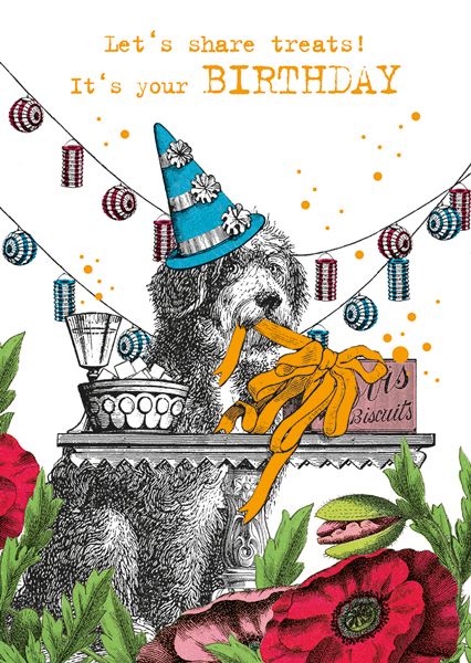 英國 ART FILE 生日卡/ Let's Share Treats! It's Your Birthday