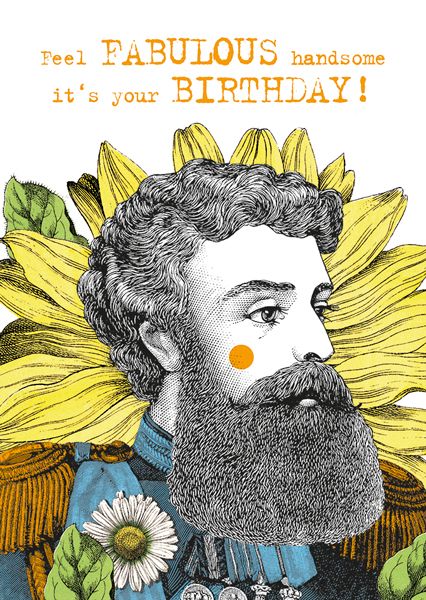 英國 ART FILE 生日卡/ Feel Fabulous Handsome It's Your Birthday!