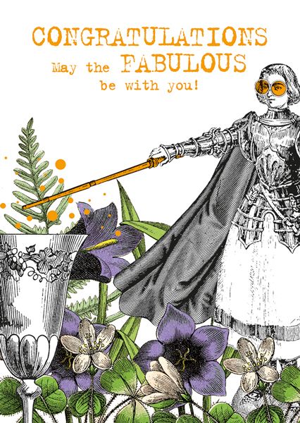 英國 ART FILE 恭賀卡/ Gongratulations May the Fabulous Be With You