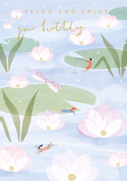 英國 ART FILE 生日卡/ Relax and Enjoy Your Birthday