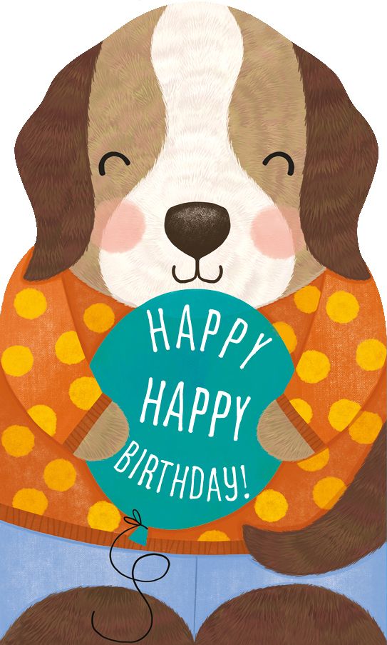 英國 ART FILE 生日卡/ Happy Happy Birthday!