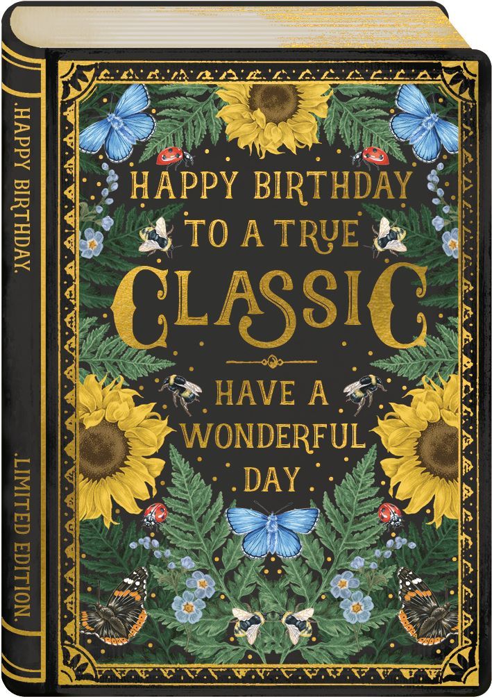 英國 ART FILE 生日卡/ Happy Birthday to a Ture Classic, Have a Wonderful Day