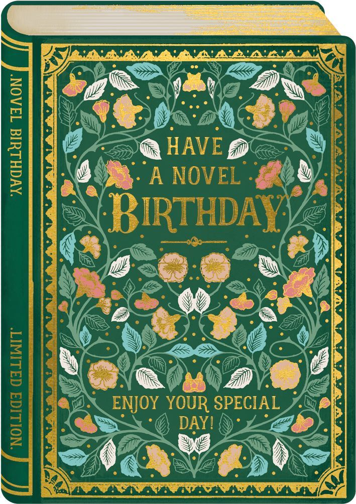 英國 ART FILE 生日卡/ Have a Novel Birthday, Enjoy Your Special Day!