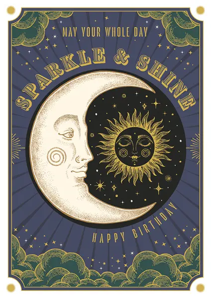 英國 ART FILE 生日卡/ May Your Whole Day Sparkle & Shine, Happy Birthday