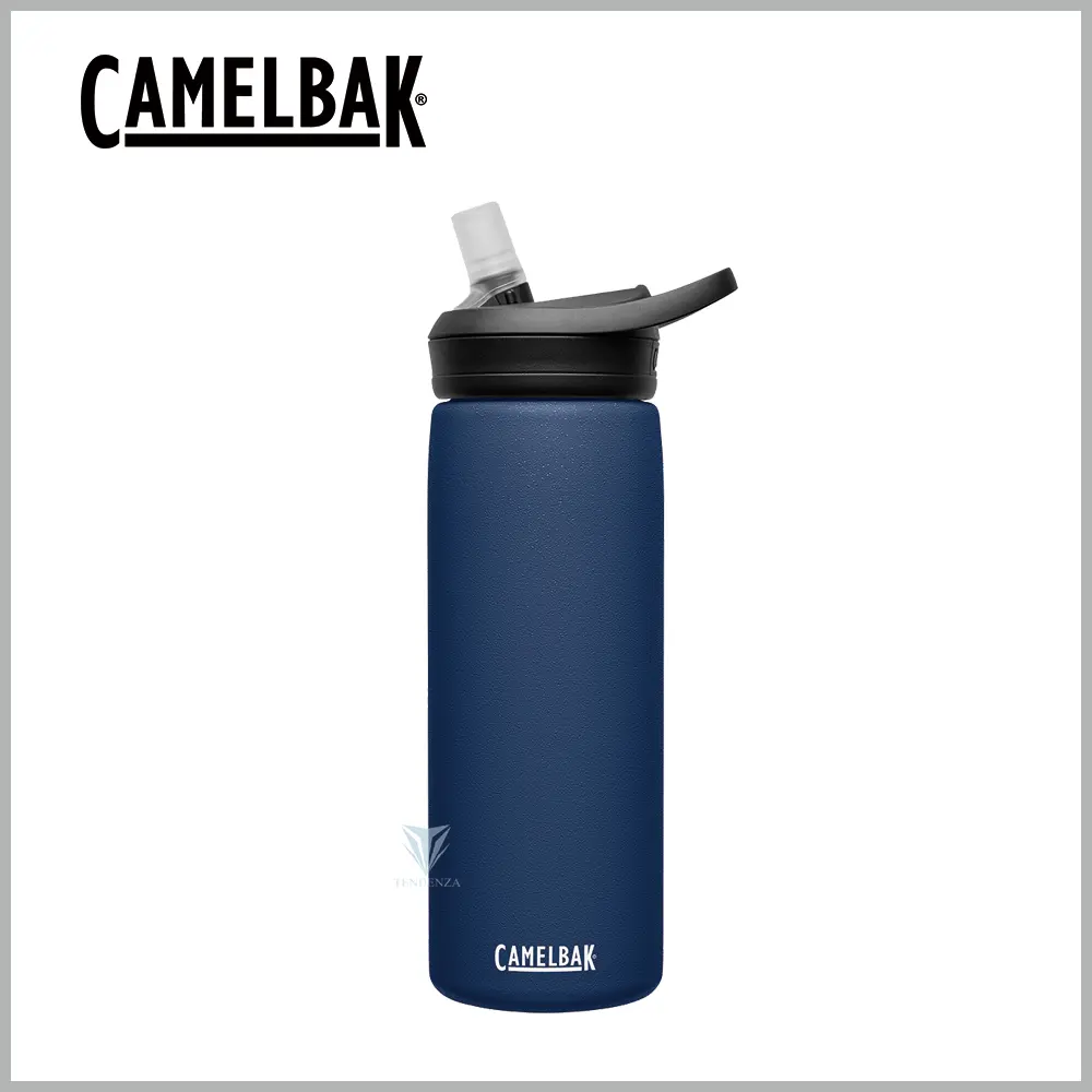 CamelBak 600ml eddy+不鏽鋼多水吸管保溫瓶(保冰) 海軍藍