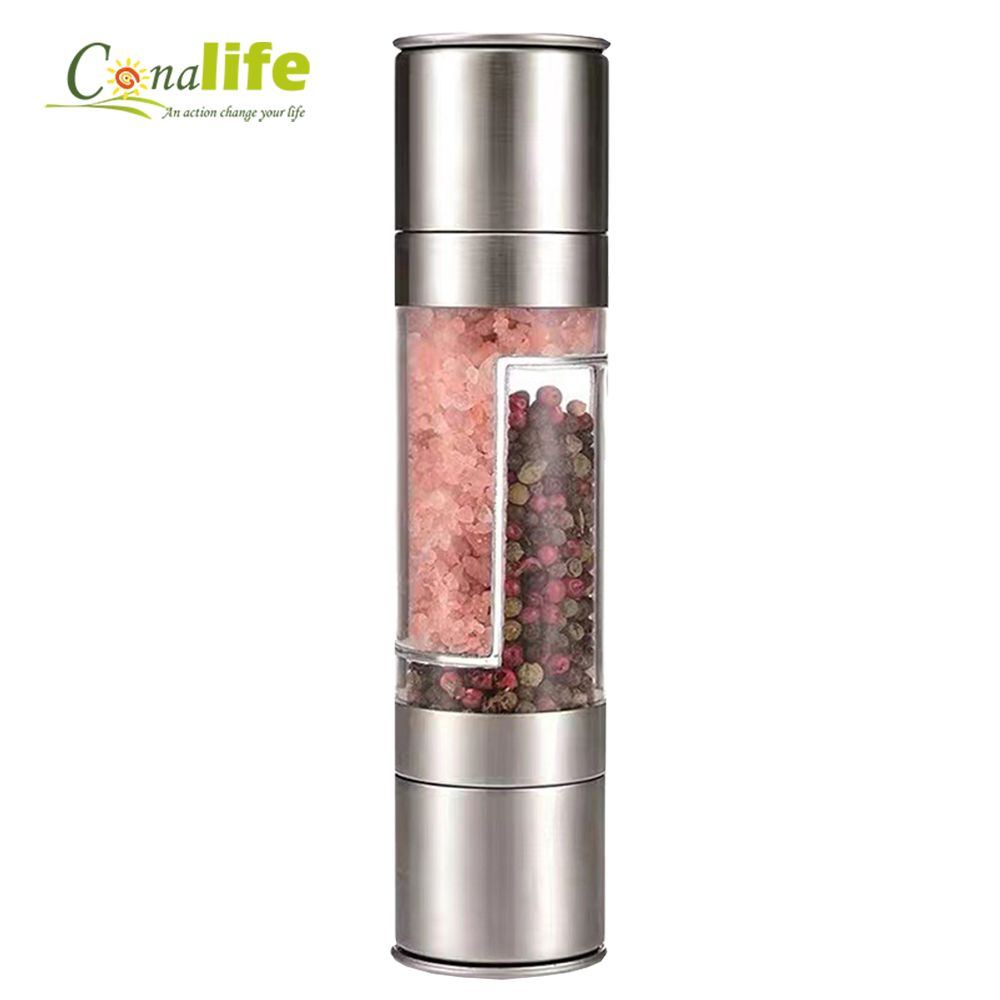 Conalife 創新二合一304不銹鋼手動研磨器(1入)
