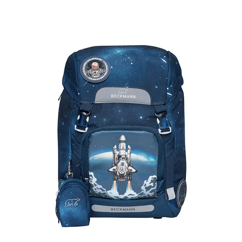 Beckmann Classic兒童護脊書包/ 22L/ 3D太空火箭2.0