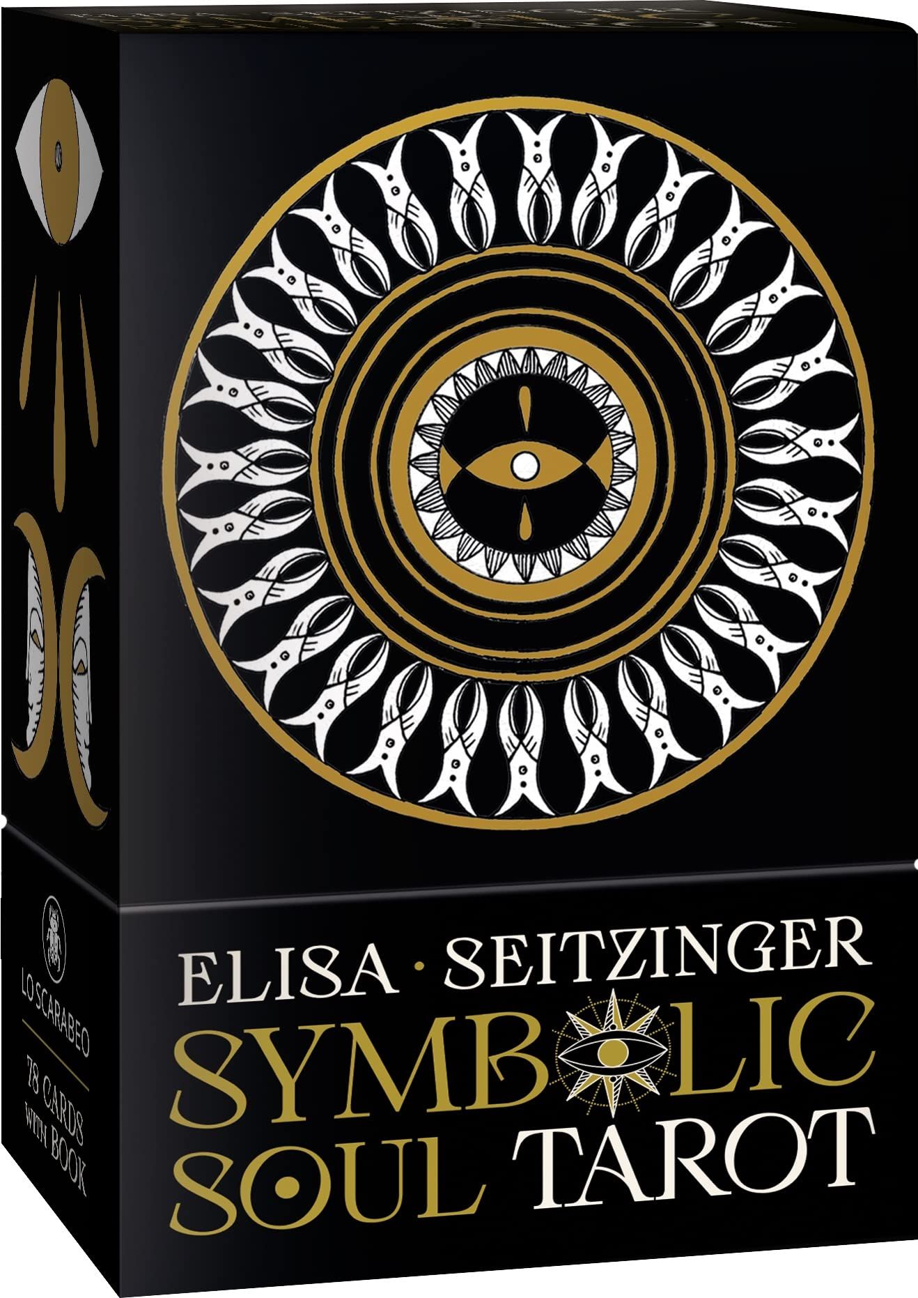 Symbolic Soul Tarot: 78 full col cards with gold foil impressions & instructions (Premium)