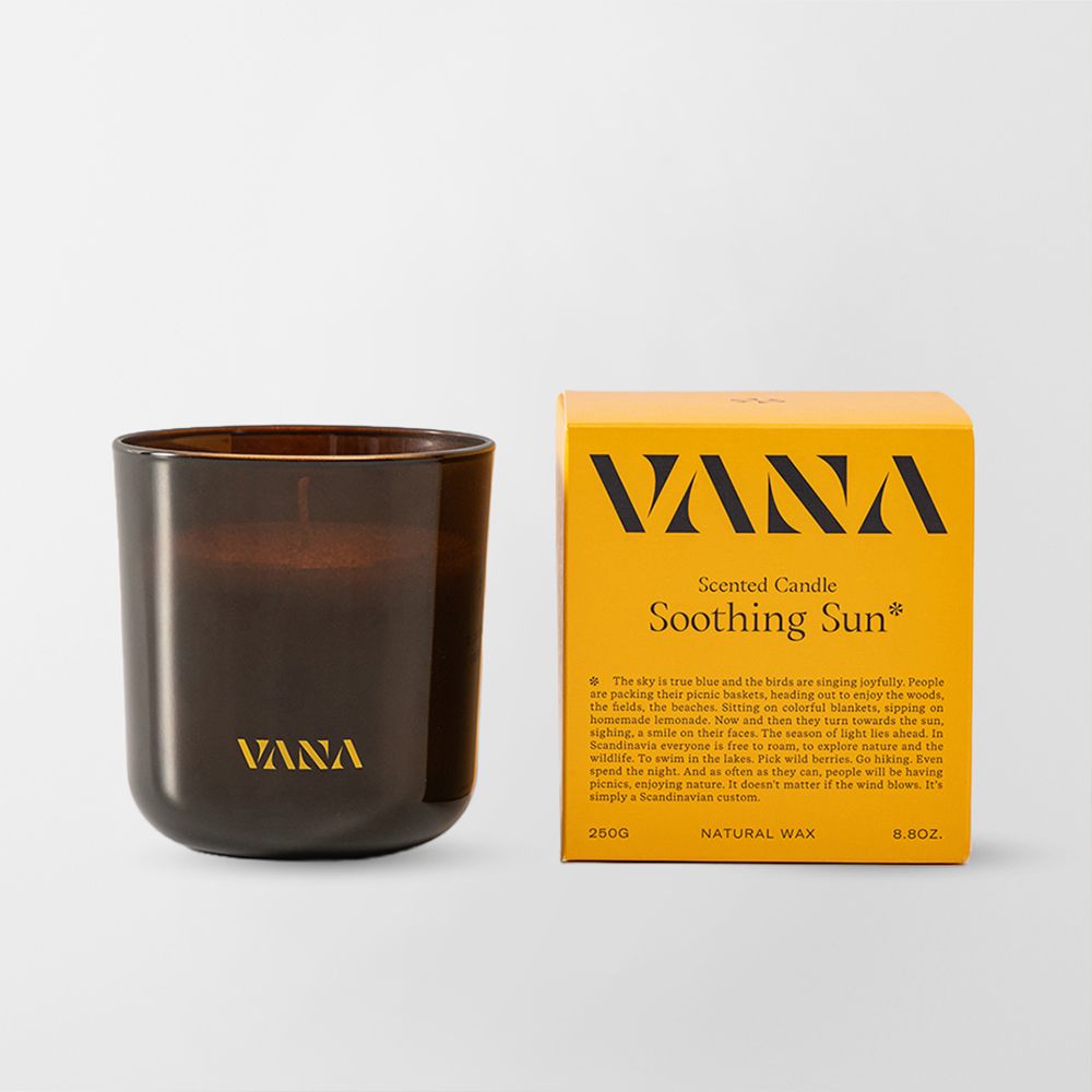 VANA 光之季節香氛蠟燭/ 清爽檸檬調/ 250g
