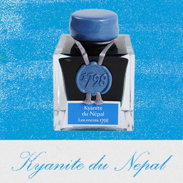 法國JACQUES HERBIN 1798 Inks/ 50ml瓶裝墨水/ 尼泊爾藍晶石