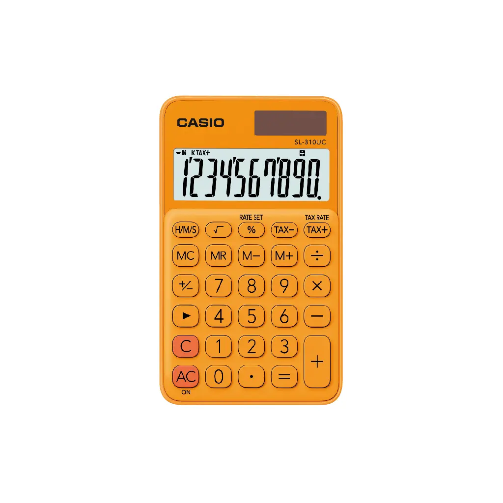 CASIO馬卡龍計算機/ 10位元/ 香橙橘/ SL-310UC-RG/ 新包裝