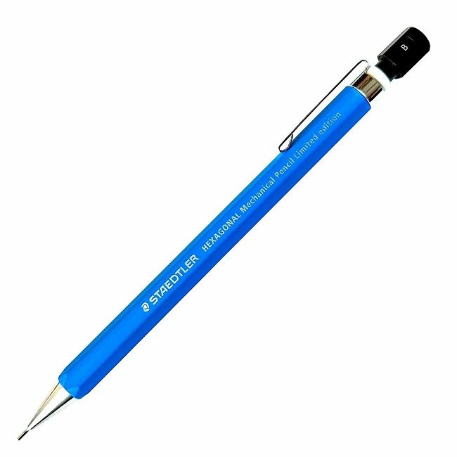 STAEDTLER 925 77六角形自動鉛筆/ 0.5/ 藍色