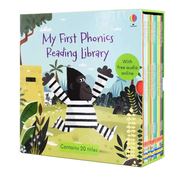 聽故事學自然發音➤My First Phonics Reading Library (20冊合售+音檔QR Code)