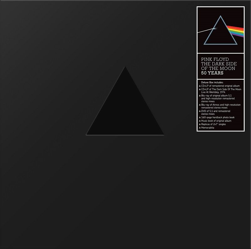 The Dark Side Of The Moon: 50th Anniversary Box Set (2CD+2LP+2 BluRay Disc+DVD+2x7" Vinyl)