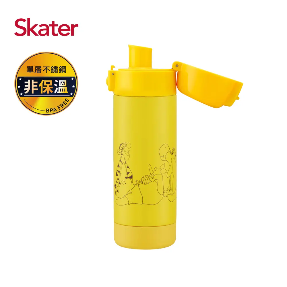 Skater不鏽鋼直飲冷水壺/ 500ml/ 維尼