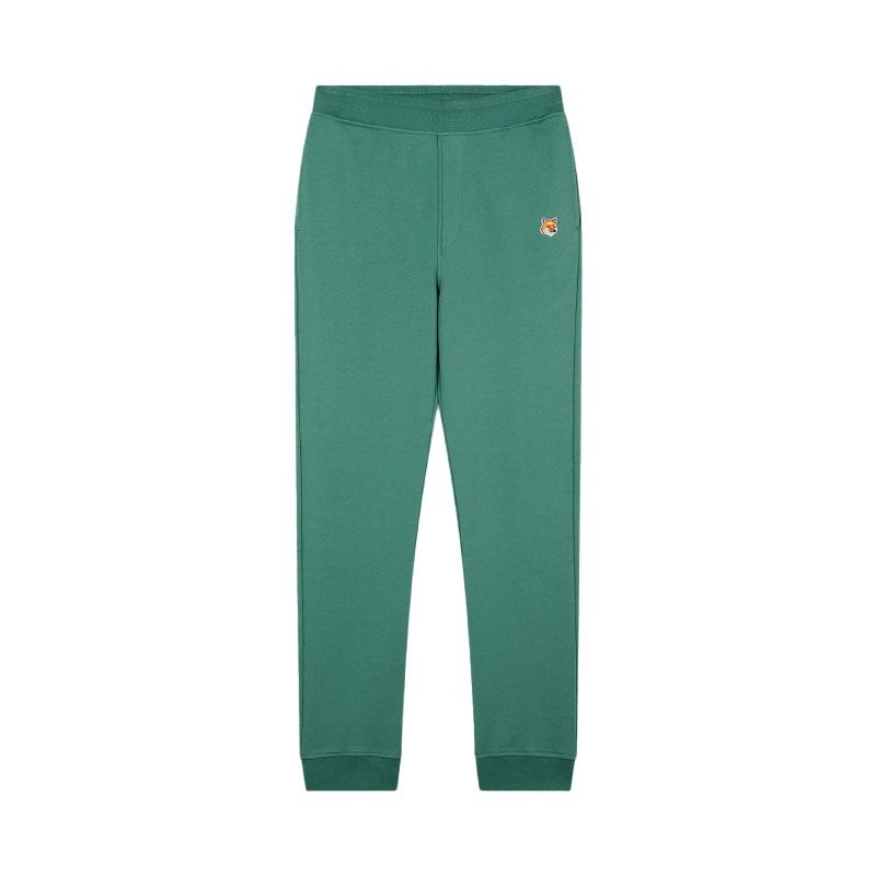 MAISON KITSUNÉ 湖水綠狐狸頭LOGO長褲/ M