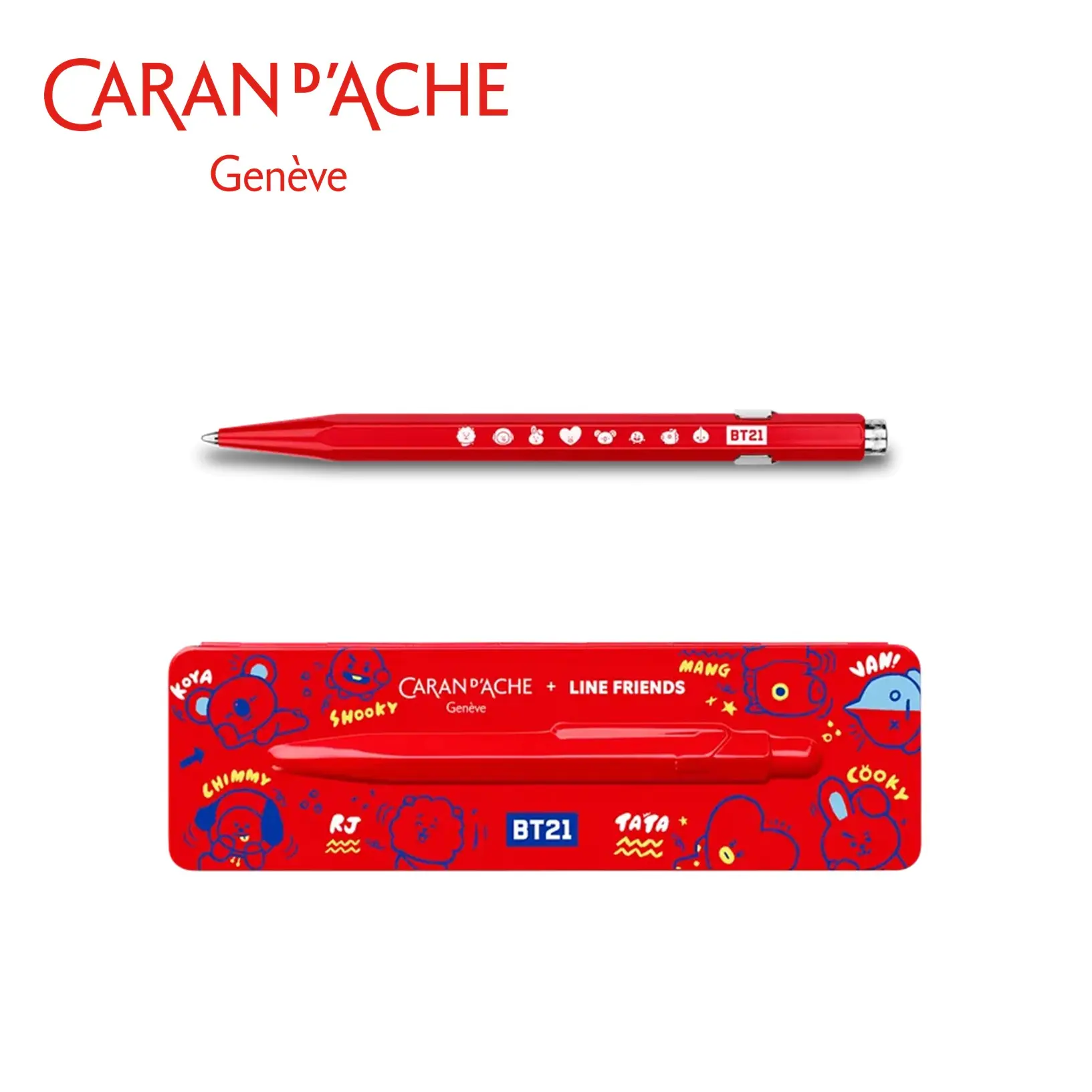 CARAN d'ACHE 849 Line Friends BT21原子筆