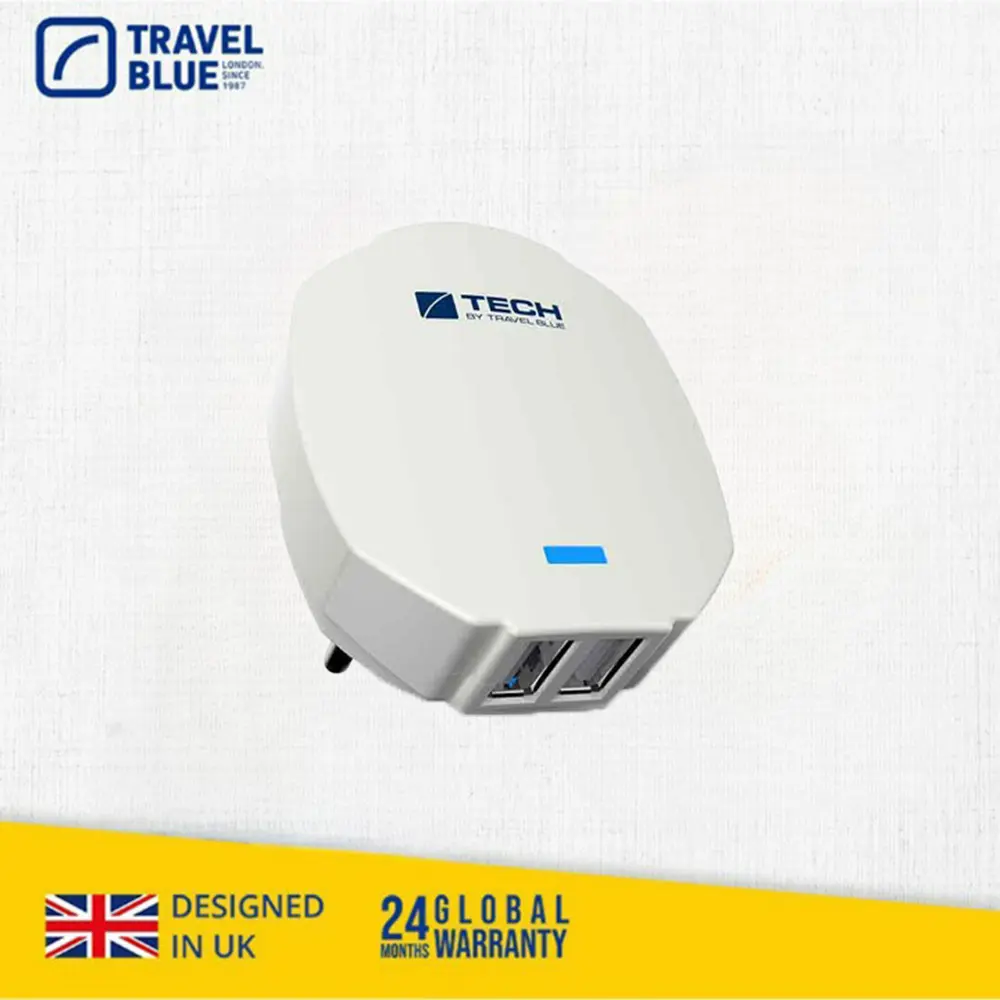 Travel Blue旅行歐洲USB充電器/ TB961