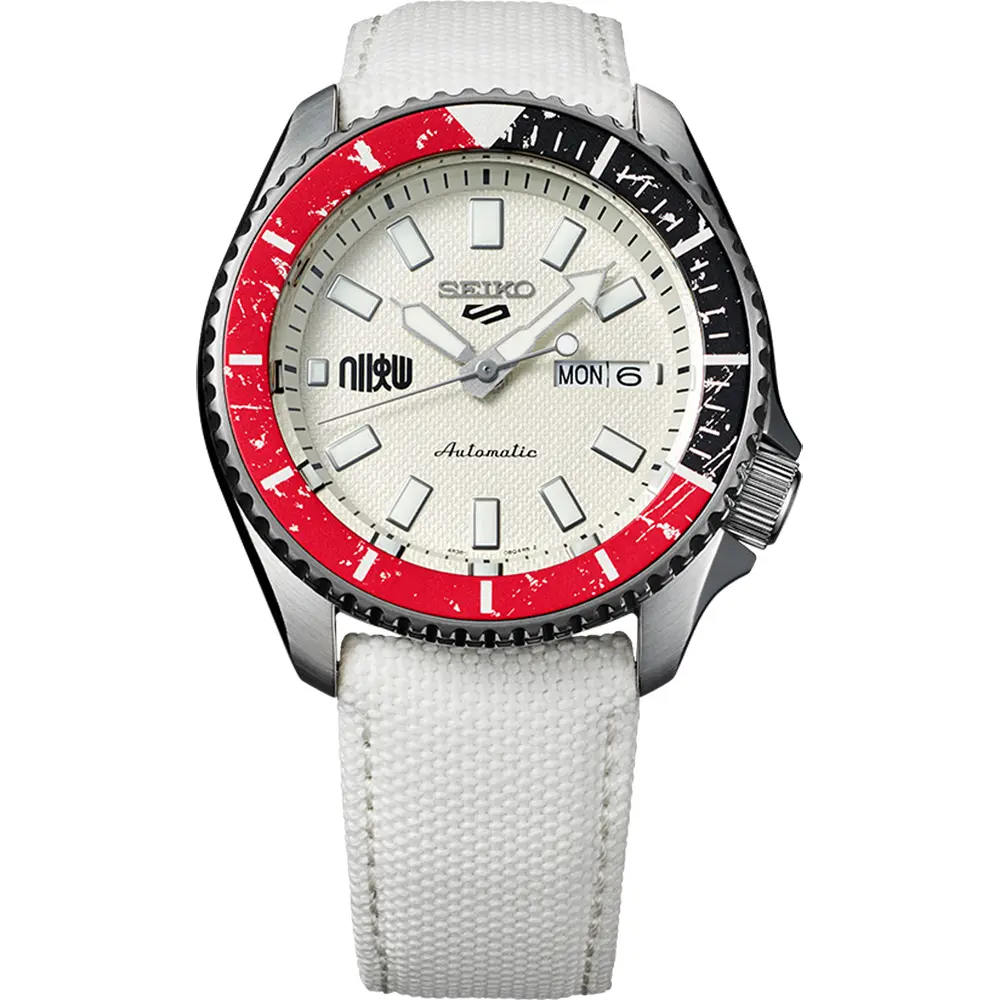 SEIKO 精工 5 Sports x 快打旋風 隆 聯名限量機械錶(SRPF19K1)-42.5mm 4R36-08P0W