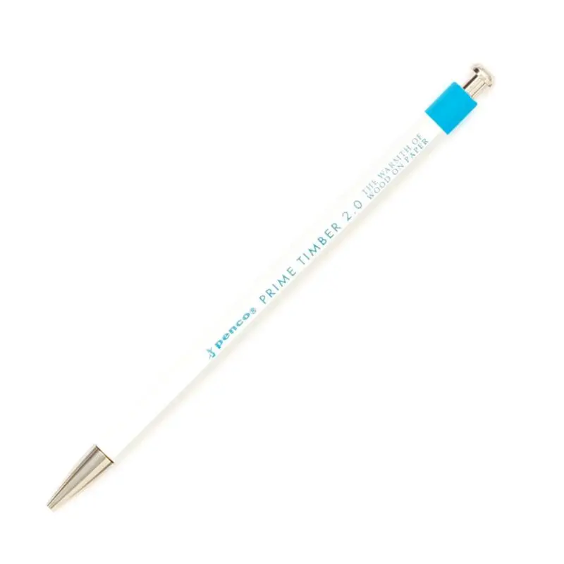 日本 HIGHTIDE Penco Prime Timber 自動鉛筆附削筆器/ 白