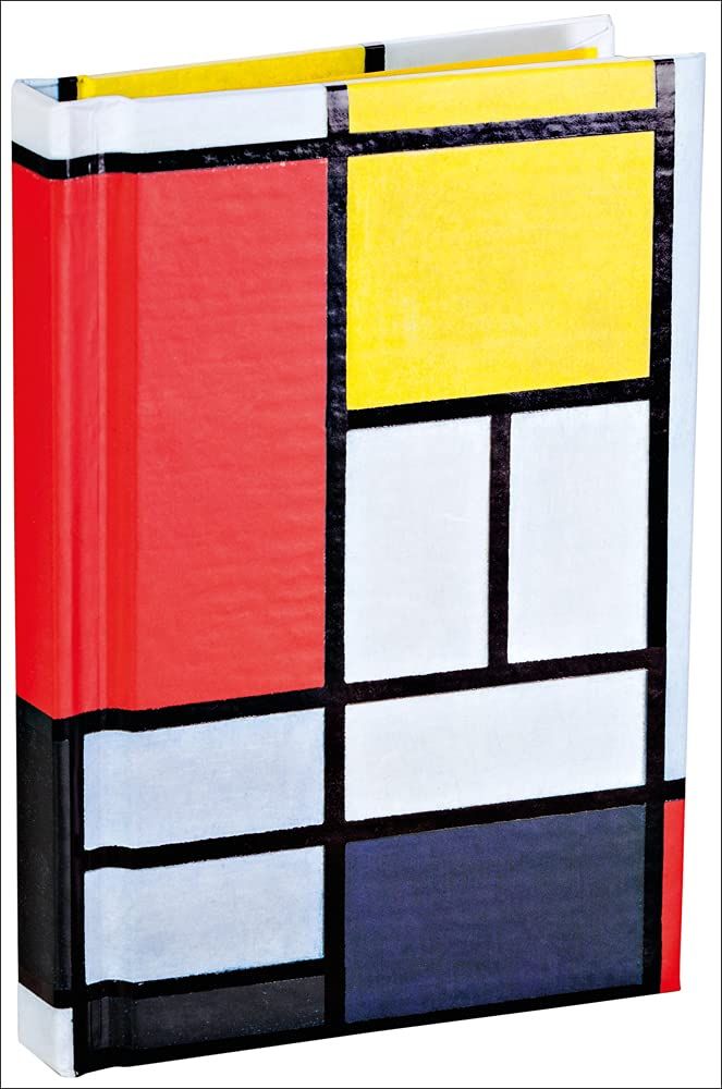 德國teNeues Mini 方眼筆記本/ Piet Mondrian