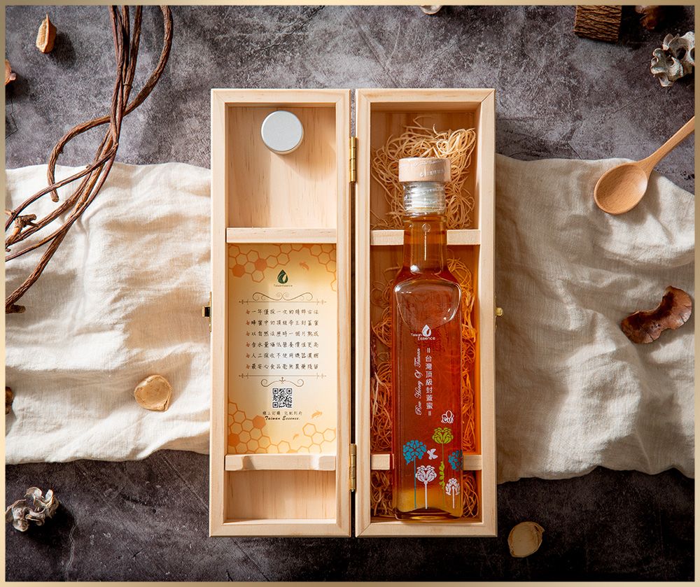 台灣精華食品頂級封蓋蜜