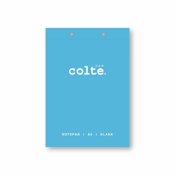 colte上掀式筆記本/ A5/ 100P/ 方格/ 藍色