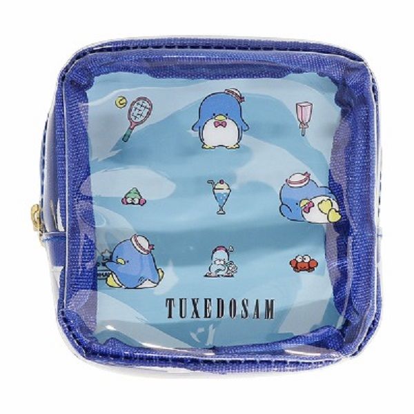日本 sun-star 三麗鷗Sanrio Retro 2方型收納包/ 山姆企鵝