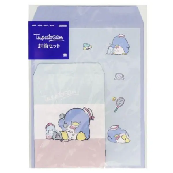日本 sun-star 三麗鷗Sanrio Retro 2信封組/ 山姆企鵝