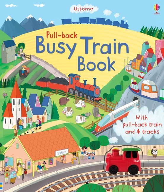 Pull-Back: Busy Train Book