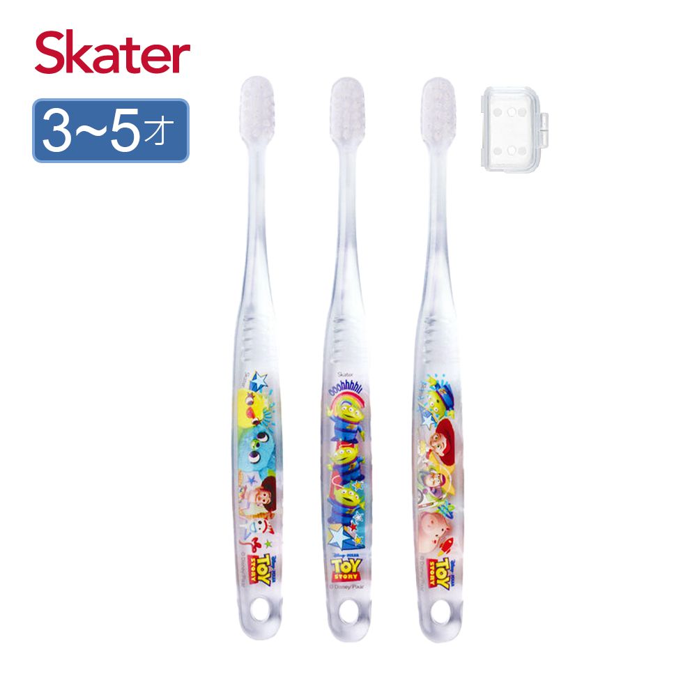 Skater兒童牙刷/ 3-5歲/ 3入組/ TOY STORY