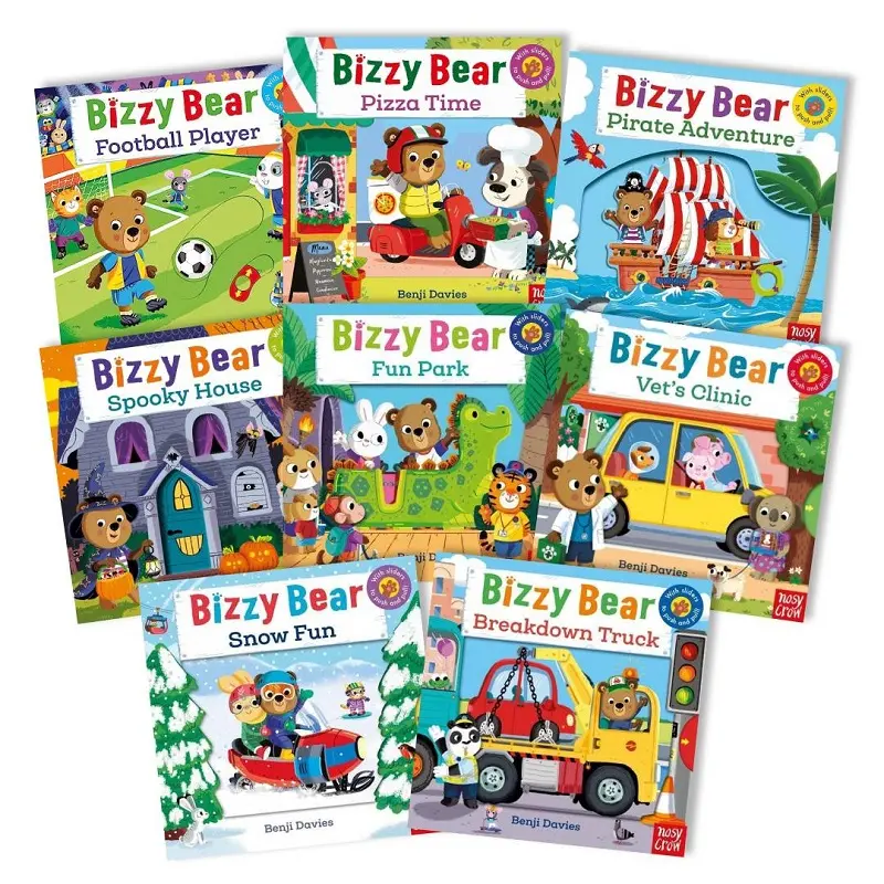 超人氣獨家套書限時特價➤Bizzy Bear快樂遊戲套書 (附QRcode/8冊合售)