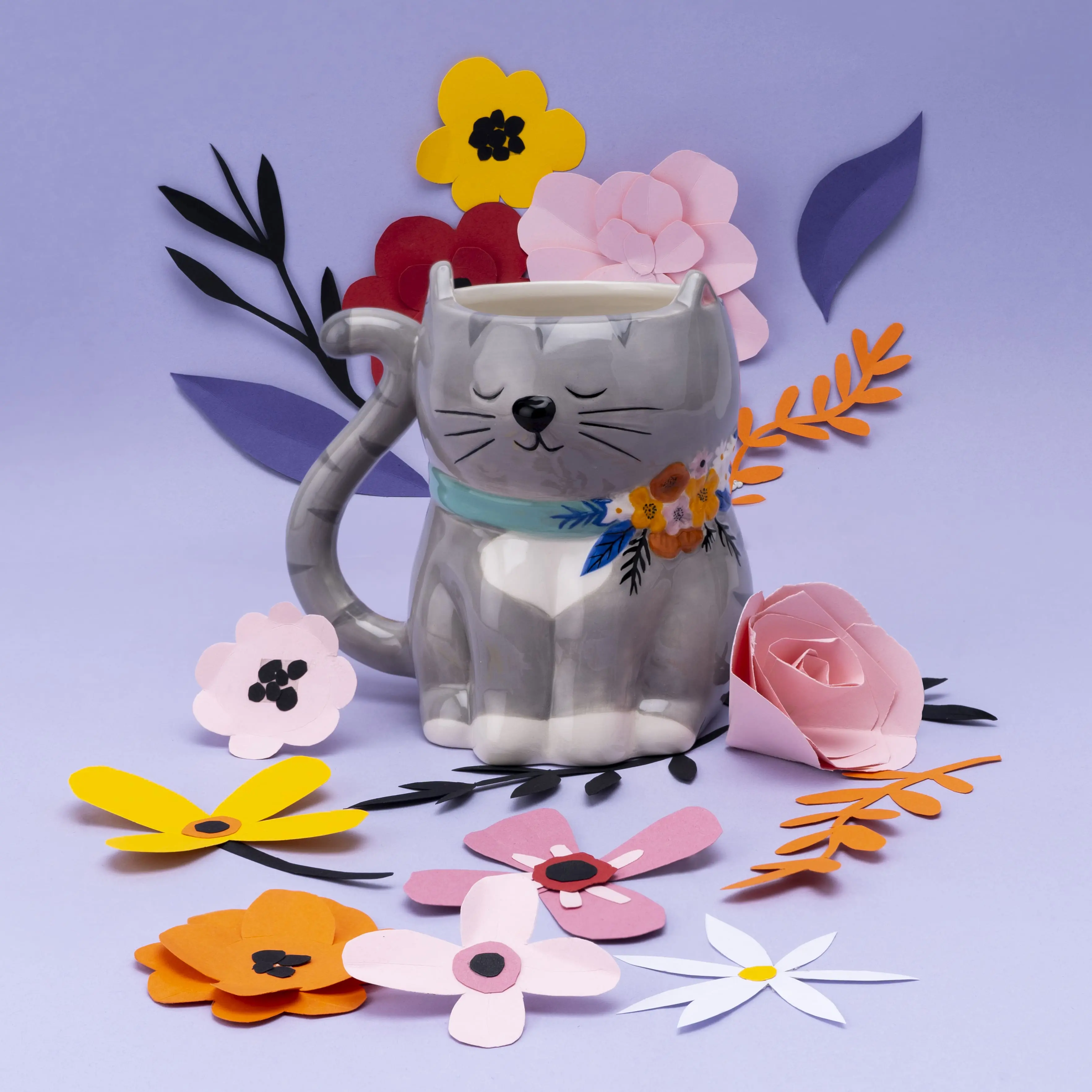 英國 CGB Giftware 馬克零食杯/ 貓咪