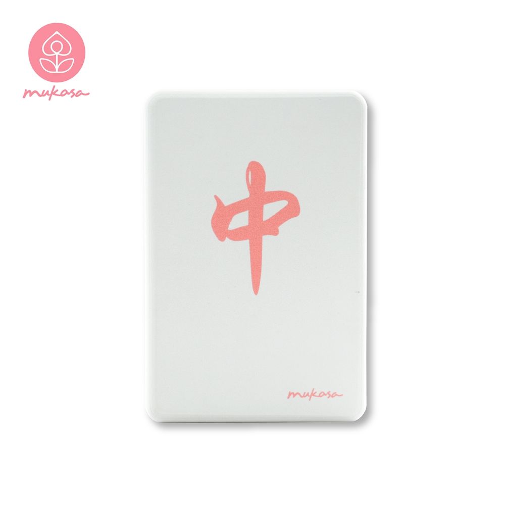 【Mukasa】EVA瑜珈磚 - 灰底/紅中 (圓角) - MUK-23426 (單入組)
