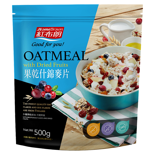 紅布朗 果乾什錦麥片 (500gX3袋)
