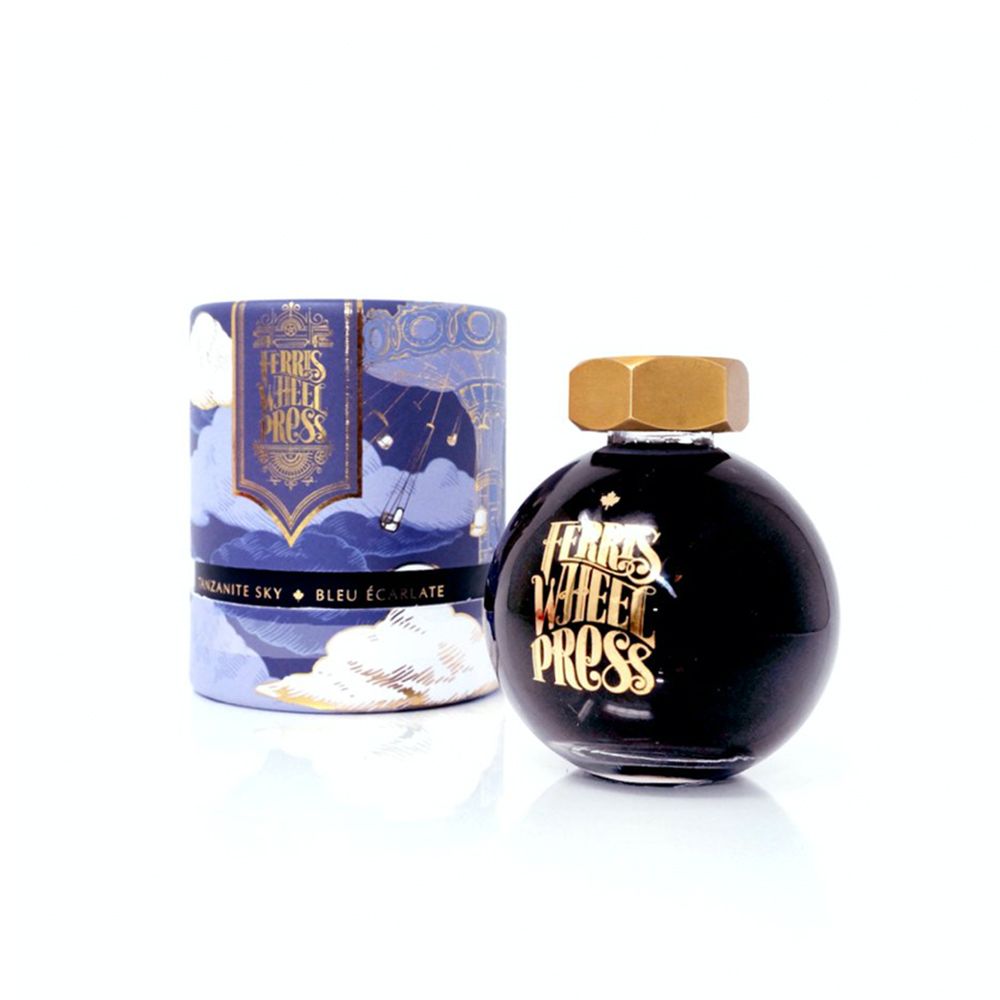 FERRIS WHEEL PRESS水晶球瓶摩天輪鋼筆墨水/ Tanzanite Sky星夜丹泉石/ 85ml