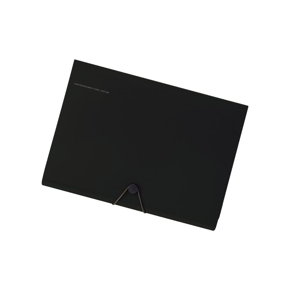 LIHIT Smart Fit黑色6層薄型風琴夾/ A4