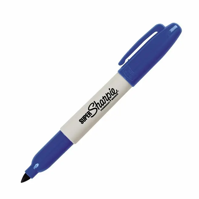 Sharpie Super Fine藍色萬用筆/ 粗字