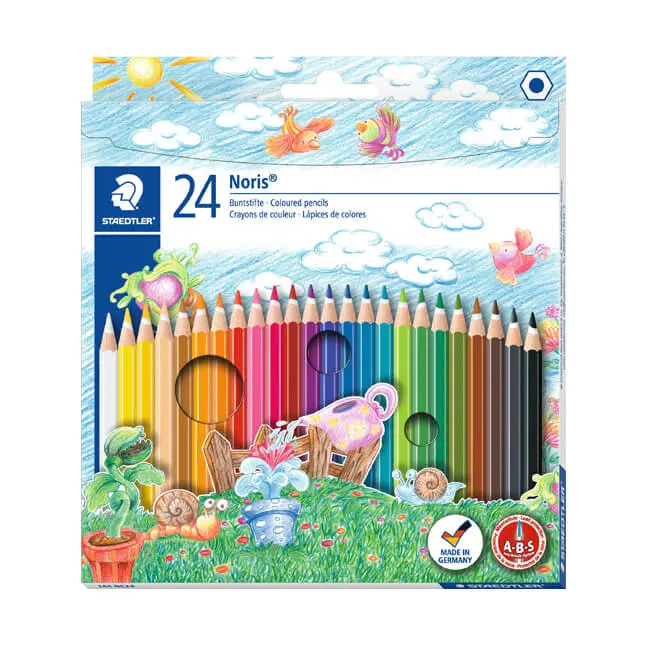 STAEDTLER 24色六角筆桿色鉛筆組