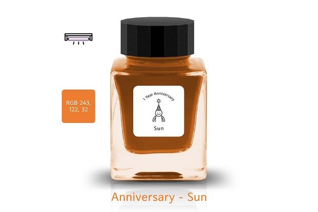 Tono & Lims週年紀念系列太陽Sun 30ml螢光鋼筆墨水