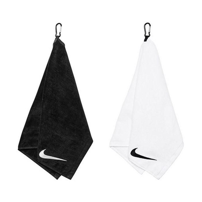 NIKE PERFORMANCE GOLF 毛巾 高爾夫球具清潔毛巾 純棉毛巾 61x41cm/ 101 白