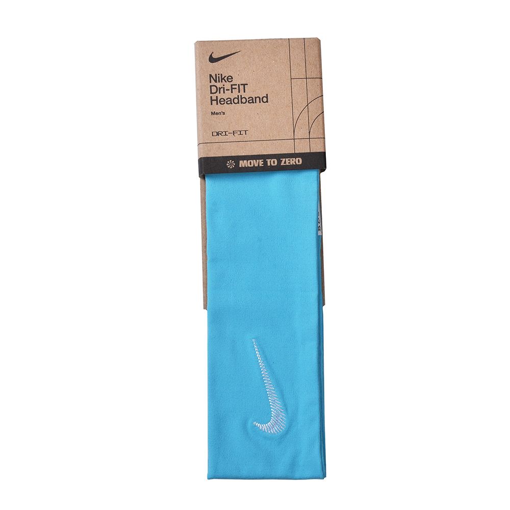 NIKE MEN'S FURY 頭帶 吸汗 運動頭帶 DRI-FIT材質 止汗帶 單入裝 環保材質/ 403 波羅藍
