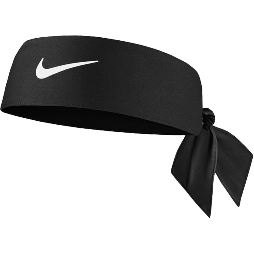 NIKE DRI-FIT 4.0 綁帶式頭帶 籃球 運動頭帶 DRI-FIT科技/ 010 黑