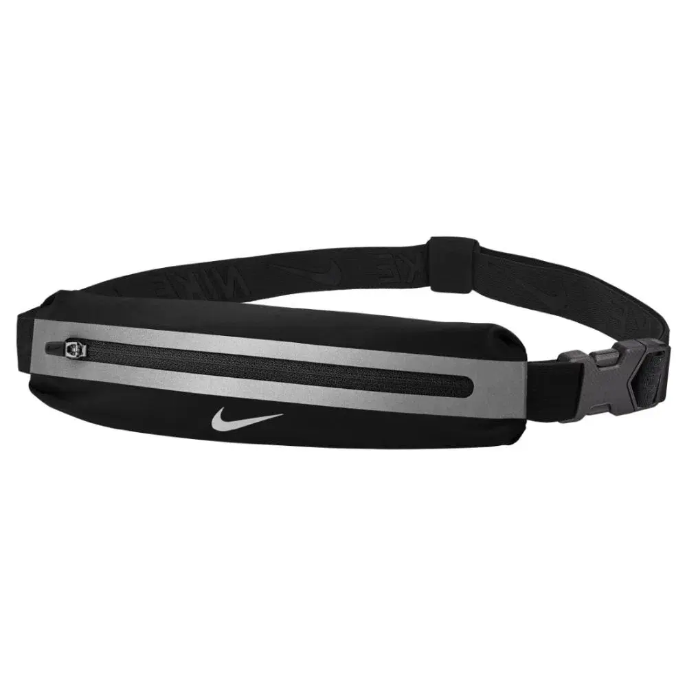 NIKE 運動腰包 3.0 運動手機腰包 擴充式薄型腰包 反光/ 082 黑