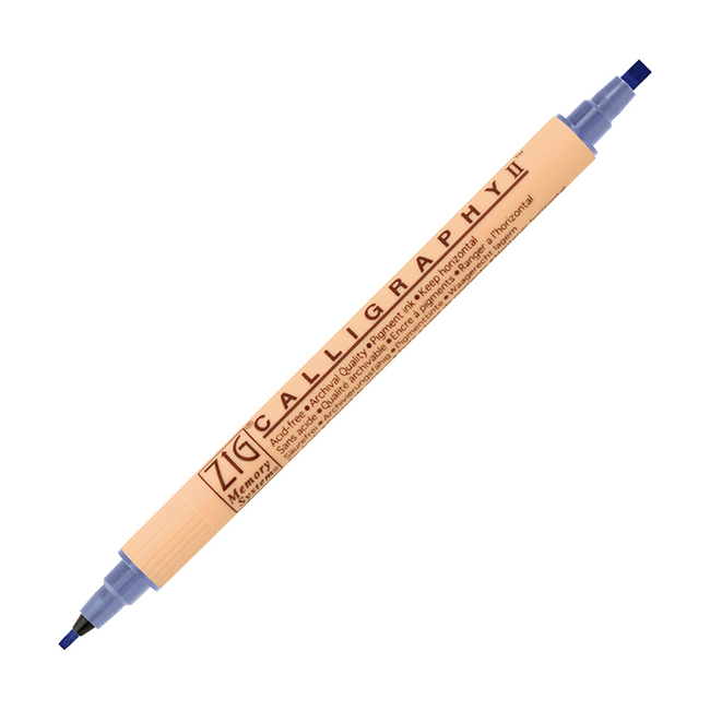 吳竹ZIG雙頭平頭麥克筆/ 靛藍/ 2mm/ 3.5mm/ MS-3500-301