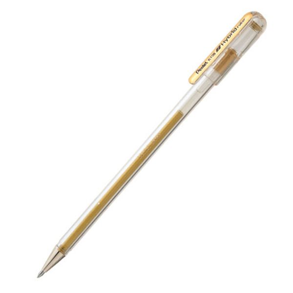Pentel hybrid中性筆/ 金色