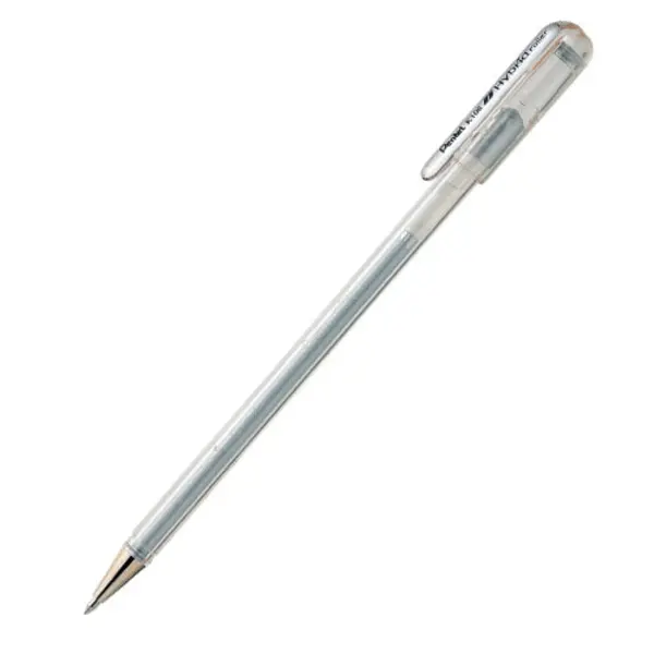 Pentel hybrid中性筆/ 銀色